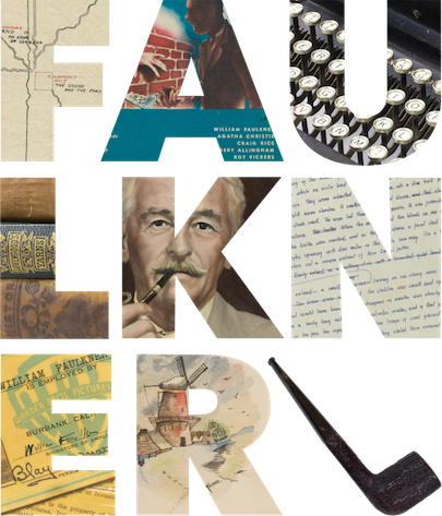 poster for faulkner exhibition